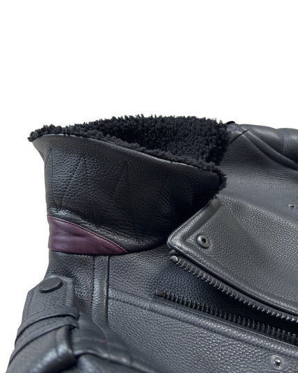 PHILIPP PLEIN SHEARLING BIKER