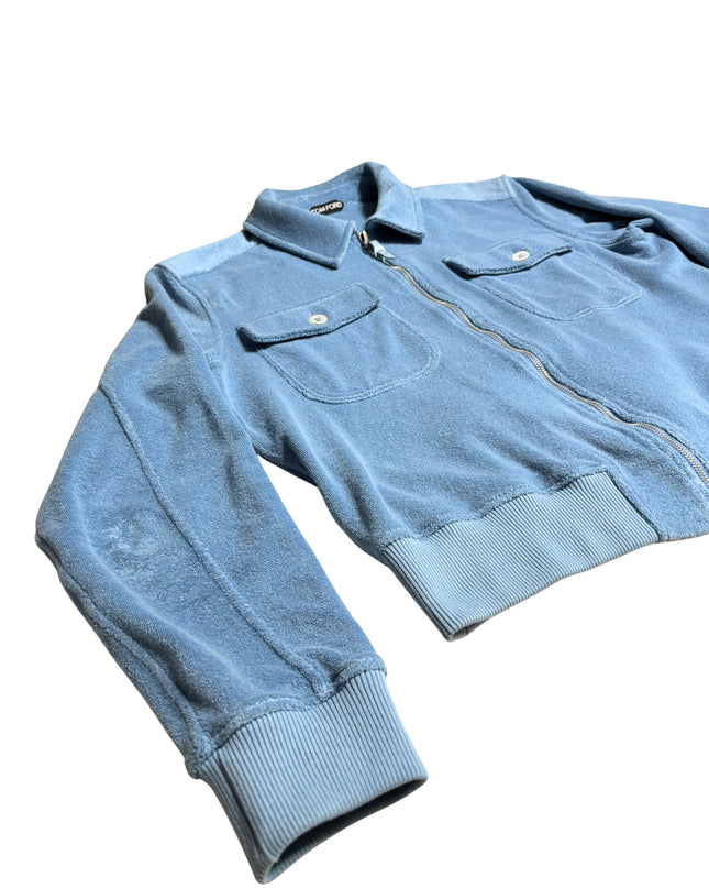 TOM FORD TOWELING ZIP THROUGH