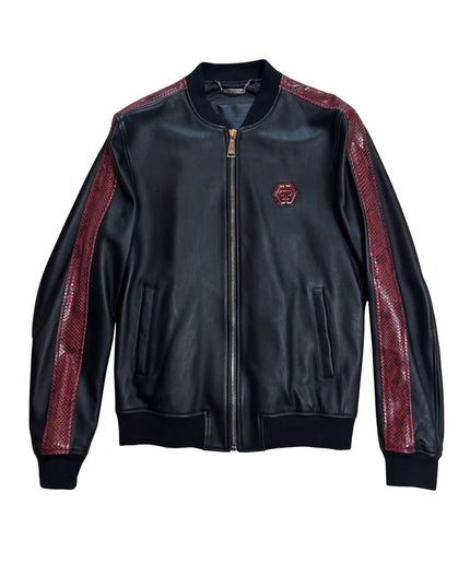 PHILIPP PLEIN RED PYTHON STRIPES