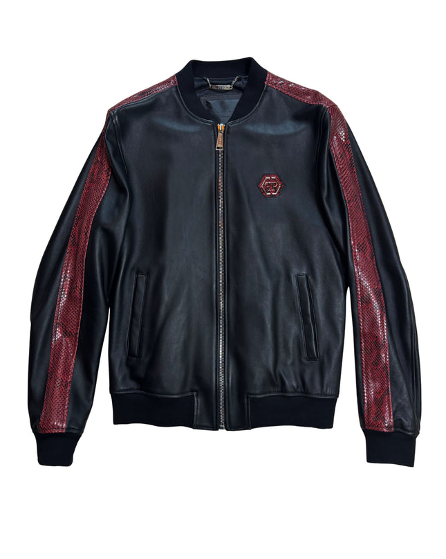 PHILIPP PLEIN RED PYTHON STRIPES