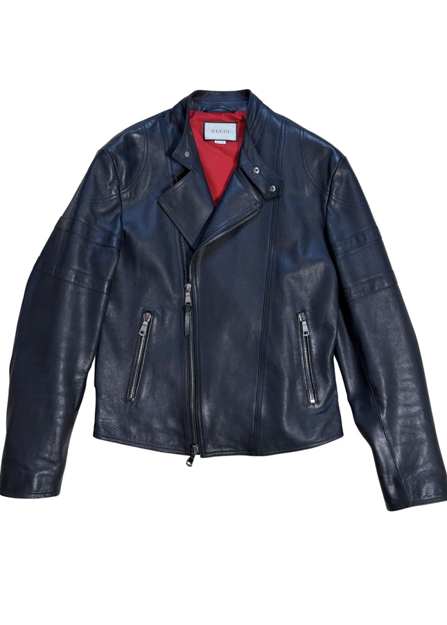 GUCCI LEATHER BIKER