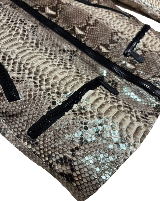 PHILIPP PLEIN PYTHON MOTO JACKET