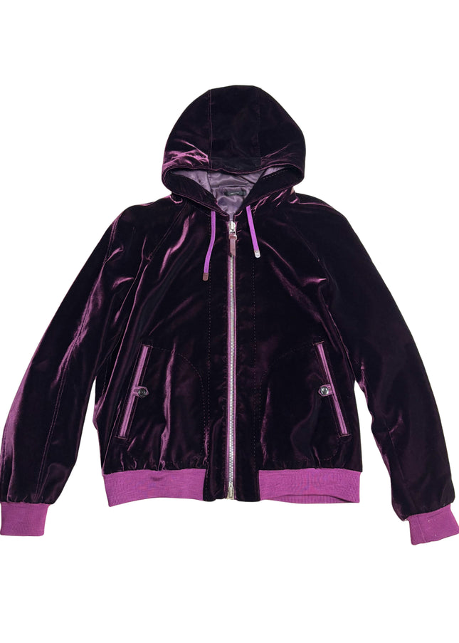 TOM FORD VELVET ZIP-UP HOODIE
