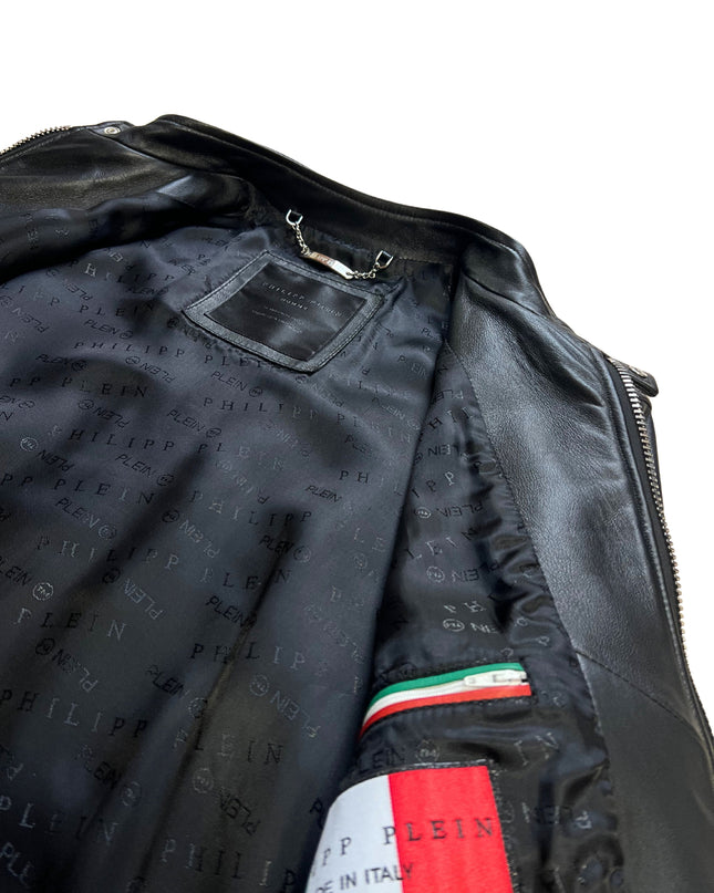 PHILIPP PLEIN LAMB LEATHER