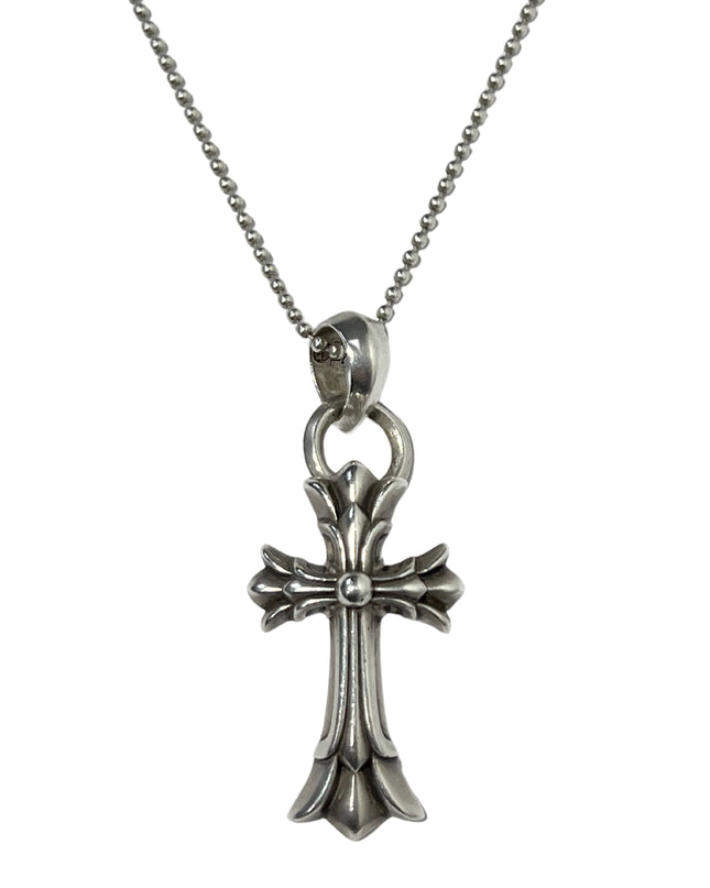 CHROME HEARTS DOUBLE CROSS PENDANT CHAIN