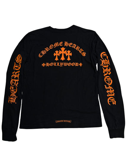 CHROME HEARTS LONG SLEEVE HOLLYWOOD TRIPLE CROSS
