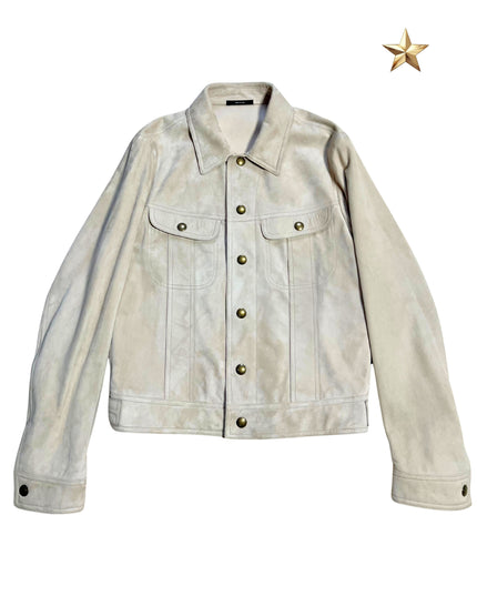 TOM FORD SUEDE JACKET CRÈME
