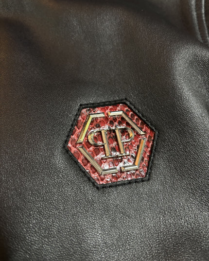 PHILIPP PLEIN RED PYTHON STRIPES