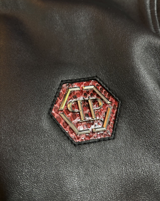 PHILIPP PLEIN RED PYTHON STRIPES