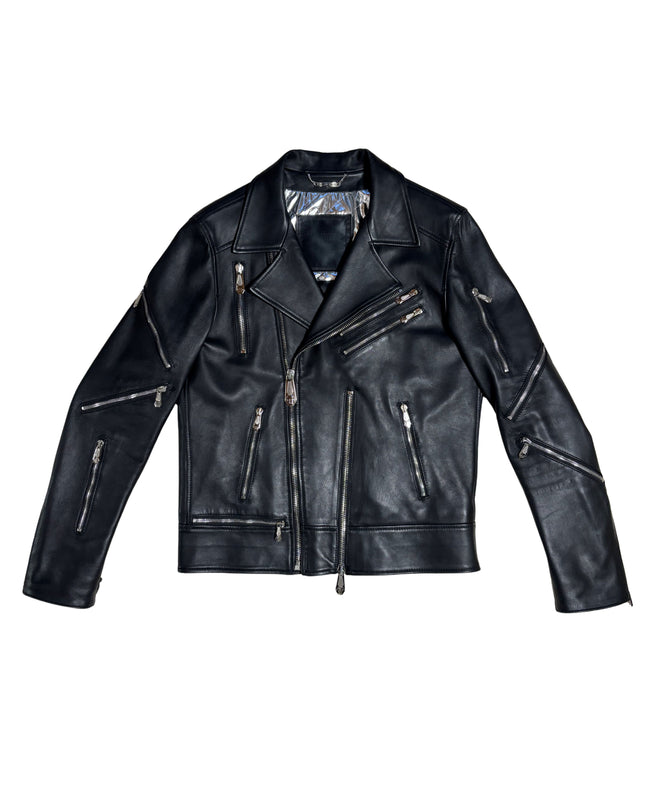 PHILIPP PLEIN ZIPPED LEATHER