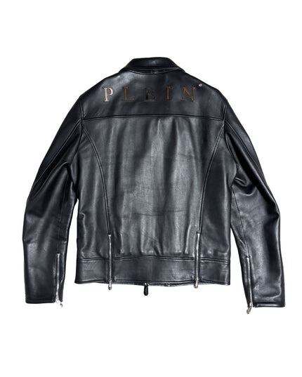 PHILIPP PLEIN ZIPPED LEATHER