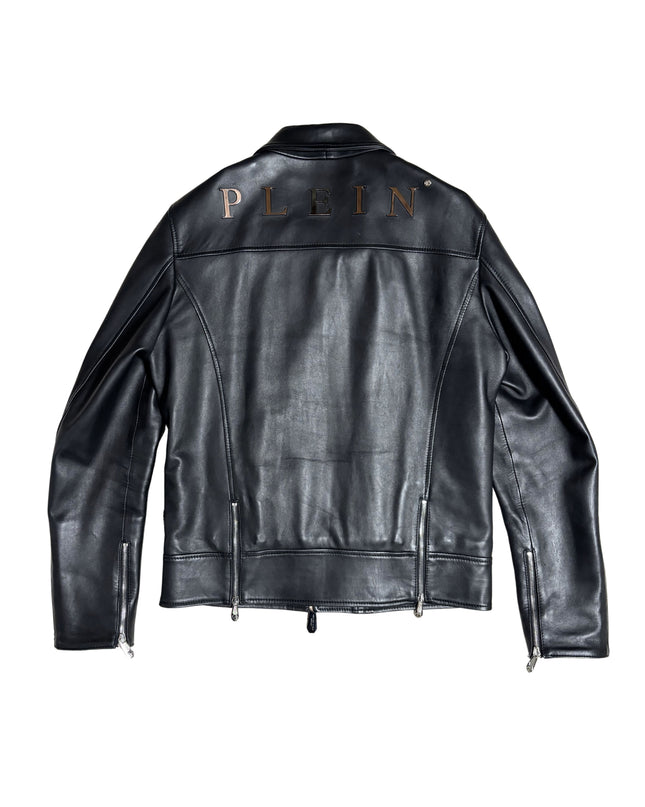 PHILIPP PLEIN ZIPPED LEATHER