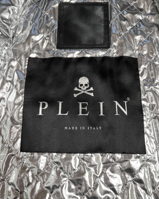 PHILIPP PLEIN ZIPPED LEATHER