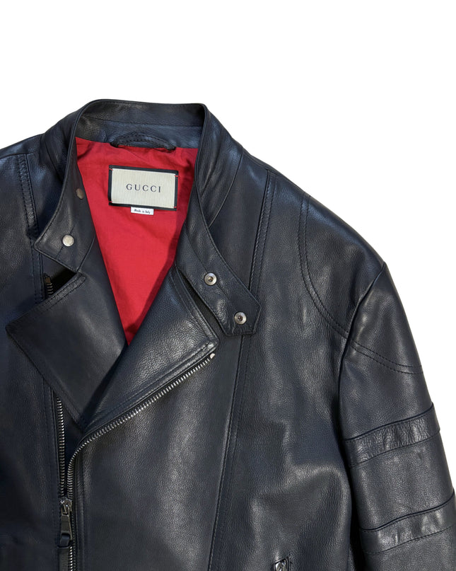 GUCCI LEATHER BIKER
