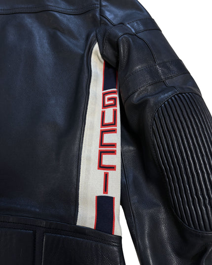 GUCCI LEATHER BIKER
