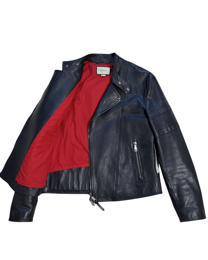 GUCCI LEATHER BIKER