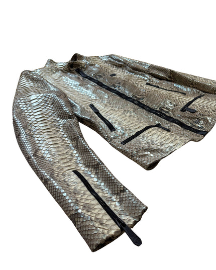 PHILIPP PLEIN PYTHON MOTO JACKET
