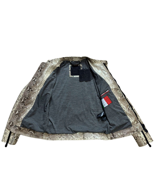PHILIPP PLEIN PYTHON MOTO JACKET
