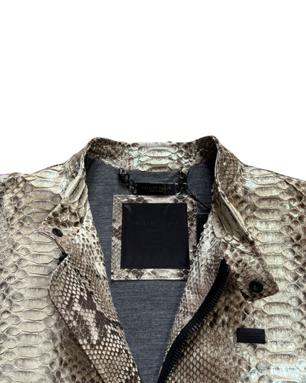 PHILIPP PLEIN PYTHON MOTO JACKET
