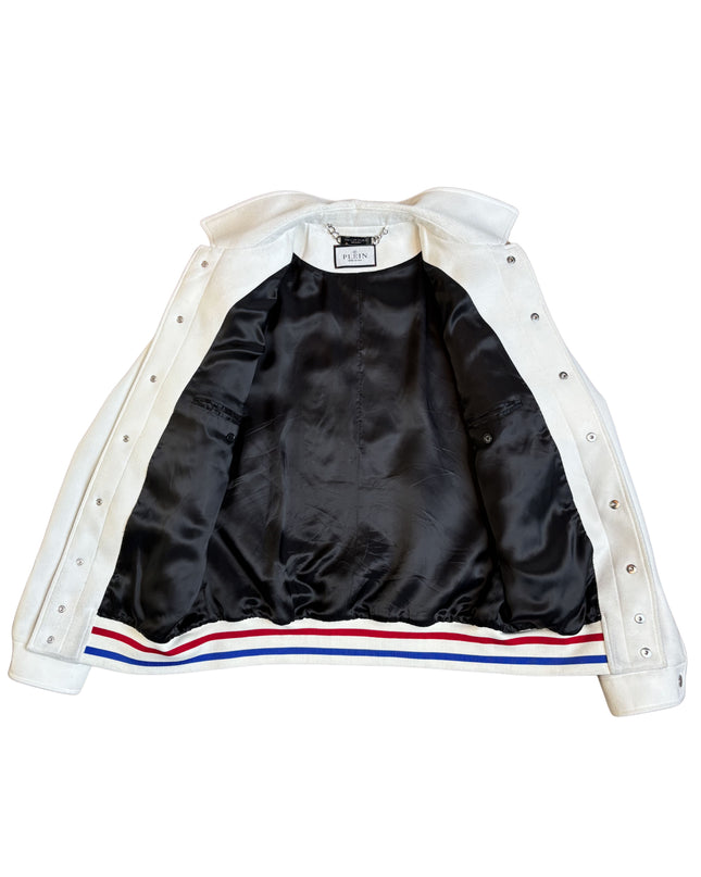 PHILIPP PLEIN COLLAR BOMBER