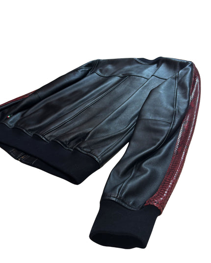 PHILIPP PLEIN RED PYTHON STRIPES