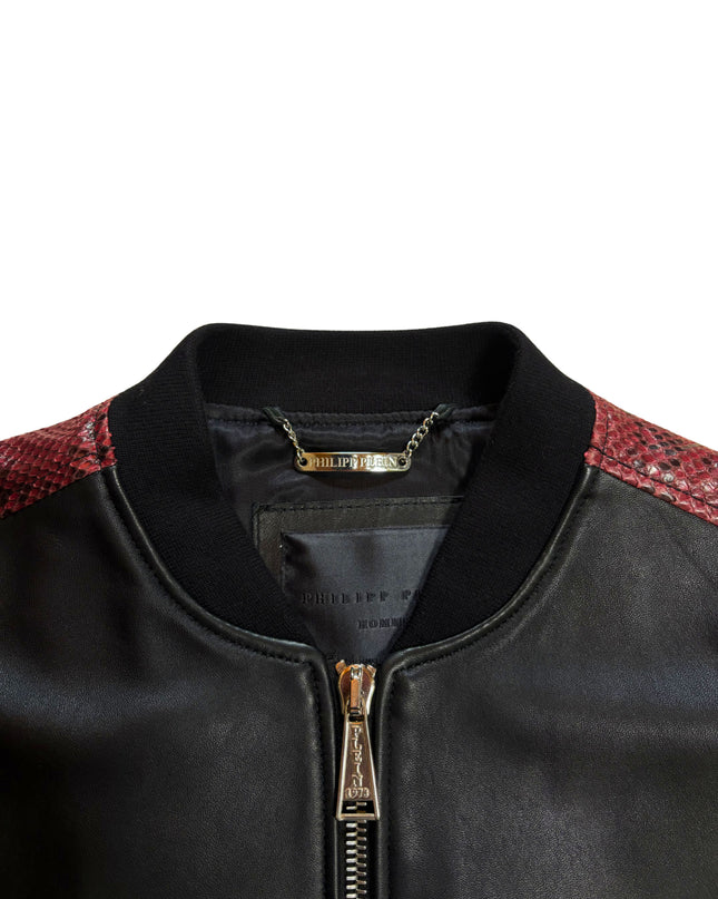 PHILIPP PLEIN RED PYTHON STRIPES