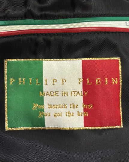 PHILIPP PLEIN RED PYTHON STRIPES