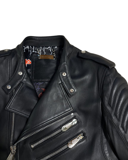 PHILIPP PLEIN ZIPPED BIKER