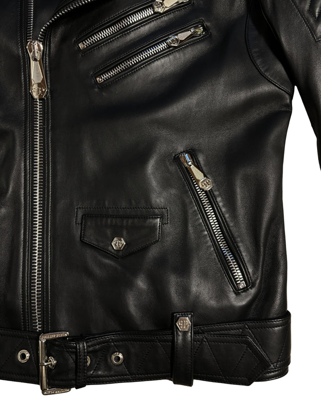 PHILIPP PLEIN ZIPPED BIKER