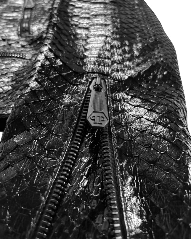 PHILIPP PLEIN PYTHON BLACK