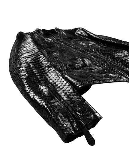 PHILIPP PLEIN PYTHON BLACK