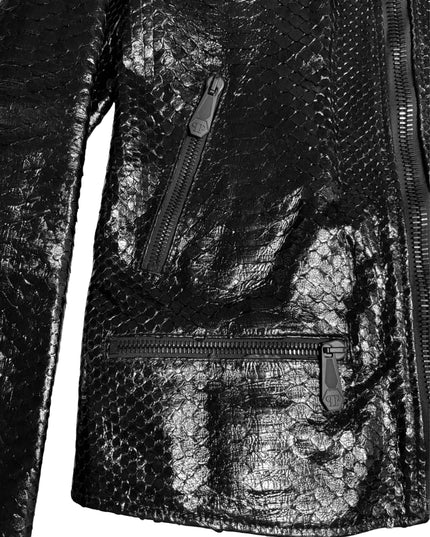 PHILIPP PLEIN PYTHON BLACK