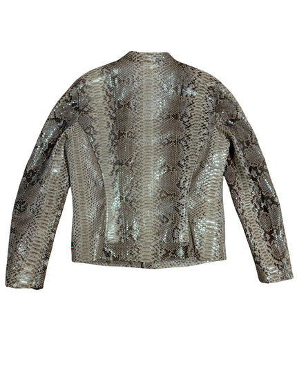 PHILIPP PLEIN PYTHON MOTO JACKET