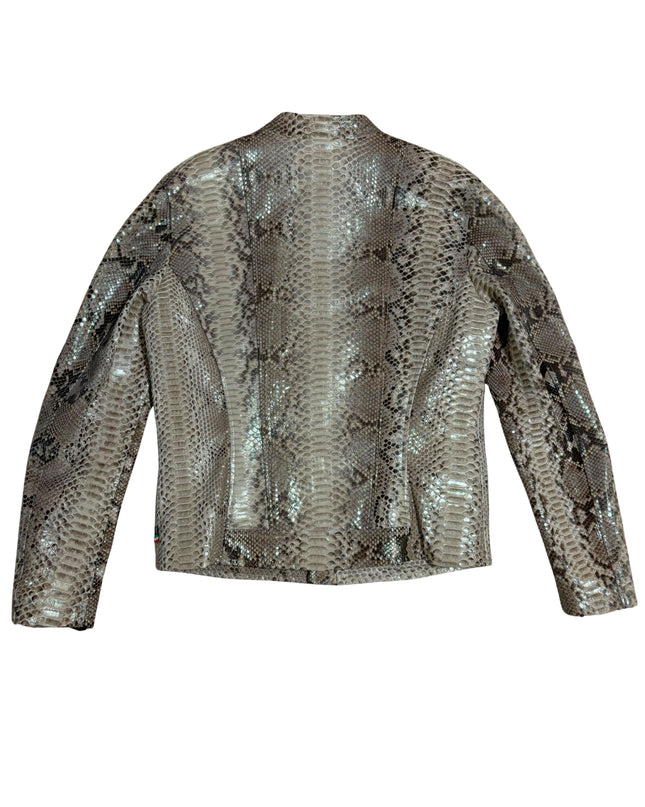 PHILIPP PLEIN PYTHON MOTO JACKET