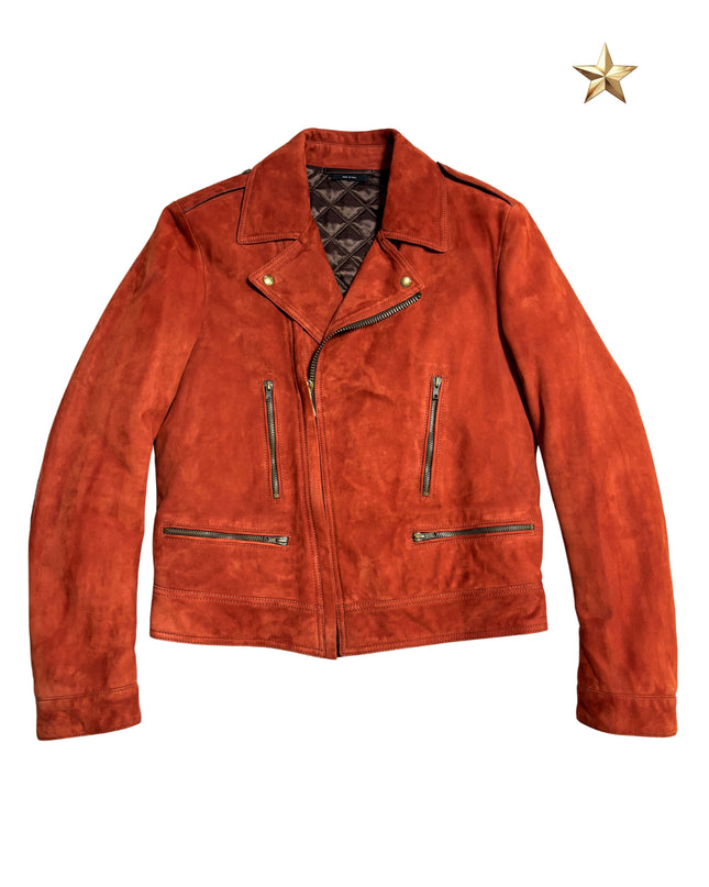 TOM FORD SUEDE ORANGE BIKER
