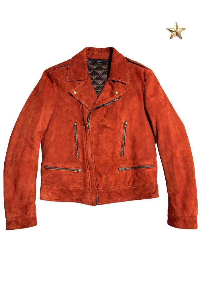 TOM FORD SUEDE ORANGE BIKER
