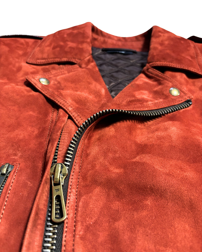 TOM FORD SUEDE ORANGE BIKER