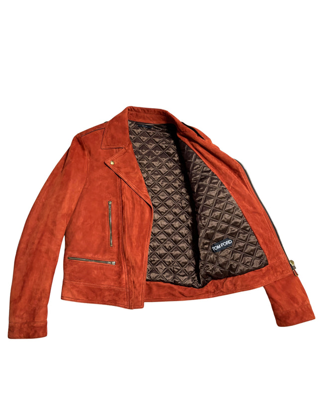 TOM FORD SUEDE ORANGE BIKER