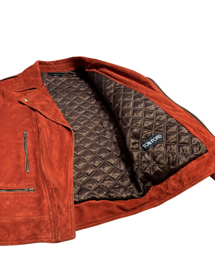 TOM FORD SUEDE ORANGE BIKER