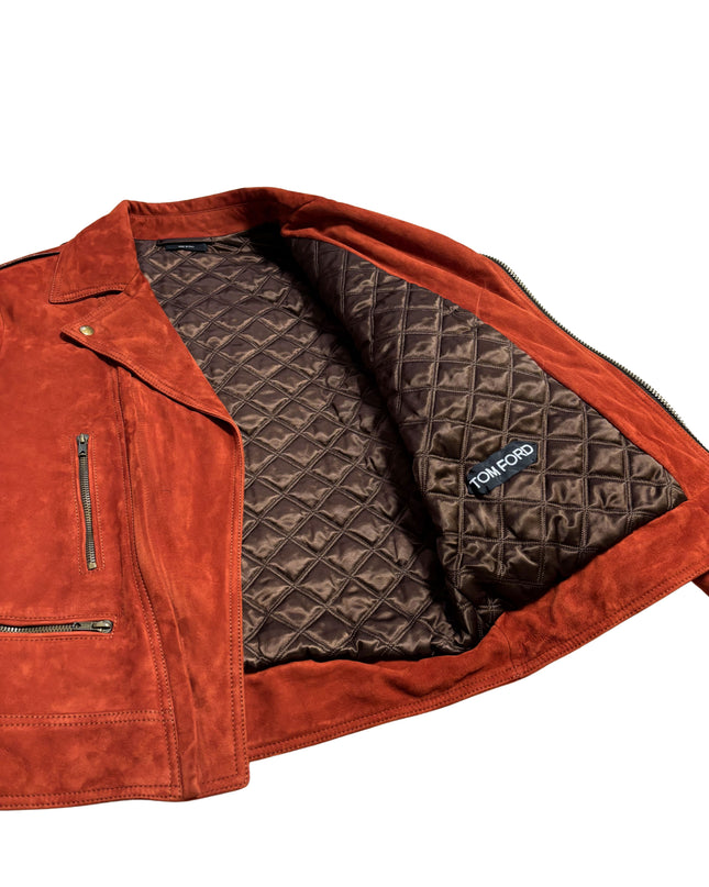 TOM FORD SUEDE ORANGE BIKER