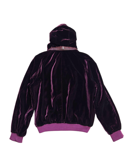 TOM FORD VELVET ZIP-UP HOODIE
