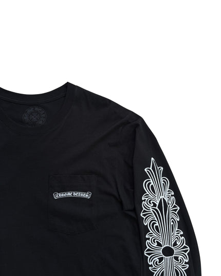 CHROME HEARTS LONG SLEEVE EYE CHART DAGGER