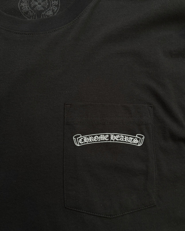 CHROME HEARTS LONG SLEEVE EYE CHART DAGGER