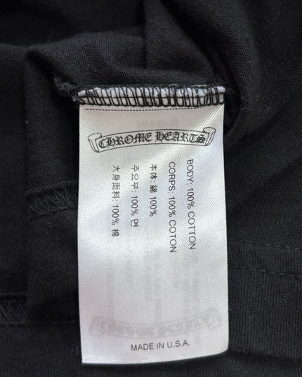 CHROME HEARTS LONG SLEEVE EYE CHART DAGGER