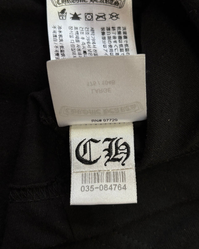 CHROME HEARTS LONG SLEEVE EYE CHART DAGGER