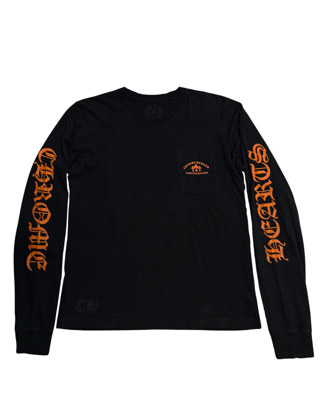 CHROME HEARTS LONG SLEEVE HOLLYWOOD TRIPLE CROSS