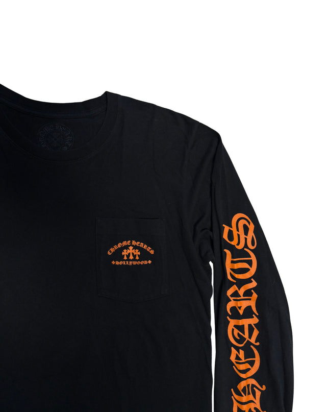 CHROME HEARTS LONG SLEEVE HOLLYWOOD TRIPLE CROSS