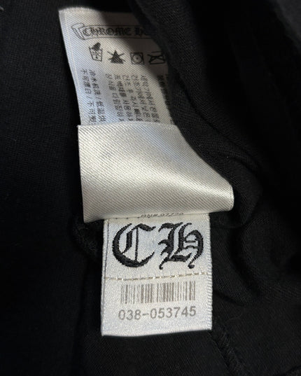 CHROME HEARTS LONG SLEEVE 1988 NECK LOGO BLUE
