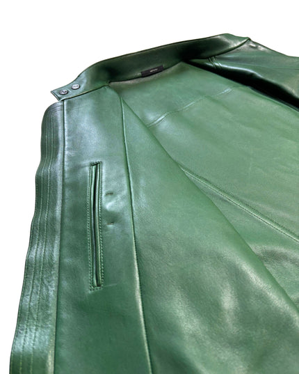 TOM FORD SUEDE JACKET GREEN