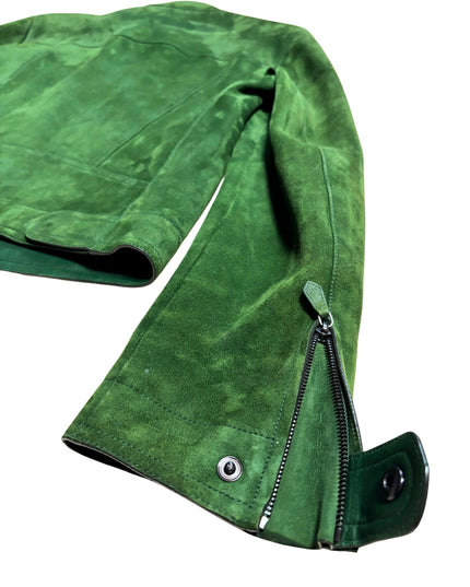 TOM FORD SUEDE JACKET GREEN